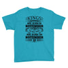 Real Kings Are Born On November 10 Youth Tee
