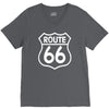 route 66 stampa bianca starda america sport V-Neck Tee