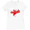 parkour jump freestyle Ladies Fitted T-Shirt