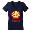 hell Women's V-Neck T-Shirt