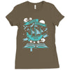 never grow up Ladies Fitted T-Shirt