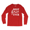 Best Dad Ever Funny Music Note Long Sleeve Shirts