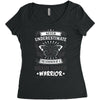 Never Underestimate the Strength of a Brain Tumor Warrior Being Strong Women's Triblend Scoop T-shirt