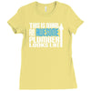 this is what an awesome plumber looks like Ladies Fitted T-Shirt