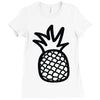 pineapple Ladies Fitted T-Shirt
