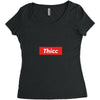 Thicc Hypebeast Women's Triblend Scoop T-shirt