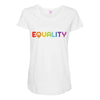 Equality LGBT Maternity Scoop Neck T-shirt