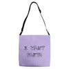 i want pasta Adjustable Strap Totes