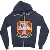 proud grandma of a 2018 graduate. Zipper Hoodie