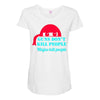 guns dont kill people Maternity Scoop Neck T-shirt