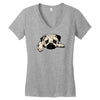 ruff patch rescue mascot Women's V-Neck T-Shirt