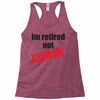 retirement (2) Racerback Tank