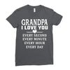 I Love You Grandpa Ladies Fitted T-Shirt