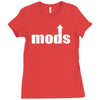 mod 60s music target soul gift new Ladies Fitted T-Shirt