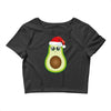 santa avocado Crop Top