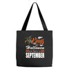 Halloween Kings Are Born In September Tote Bags