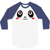 panda face 3/4 Sleeve Shirt