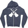 guitar gig concert tour band custom personal Zipper Hoodie