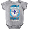 American by Birth Christian By the Grace of God Baby Onesie