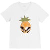 Tropical Pineapple V-Neck Tee