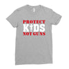 Protect Kids Not Guns Ladies Fitted T-Shirt