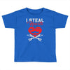 i steal heart valentin day Toddler T-shirt