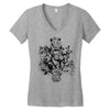 wild animals Women's V-Neck T-Shirt