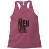 real men love walrus funny Racerback Tank
