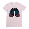 Lungs Ladies Fitted T-Shirt