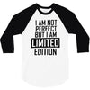 limited edition1 3/4 Sleeve Shirt