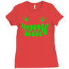 fun monster face, eat, beast, Ladies Fitted T-Shirt