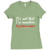 it's not that i'm immature Ladies Fitted T-Shirt