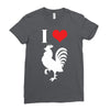 i love cock Ladies Fitted T-Shirt