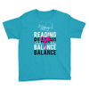 Reading Yoga Wine Balance Youth Tee