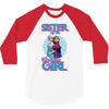 sister of the birthday girl 3/4 Sleeve Shirt