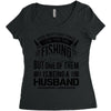 There Aren't  Many Things I Love More Than Fishing Women's Triblend Scoop T-shirt