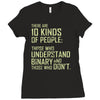 10 kinds of people binary Ladies Fitted T-Shirt