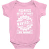 Aquarius Hated By Many Wanted By Plenty Baby Onesie