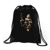marilyn monroe machine gun gangster 100% cotton Drawstring Bags