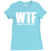 where's the food Ladies Fitted T-Shirt