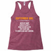 September Girl Hated By Many Racerback Tank