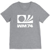 wm 74 germany world cup 1974 retro football V-Neck Tee