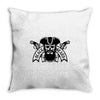 black beard Throw Pillow