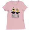 despicable me minions men in black Ladies Fitted T-Shirt