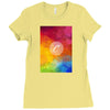 initials c Ladies Fitted T-Shirt