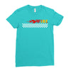 Fire White Ladies Fitted T-Shirt