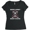beer army beer wars Women's Triblend Scoop T-shirt