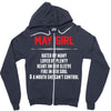 May Girl Hated By Many Zipper Hoodie
