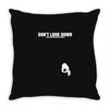 don't look down Throw Pillow