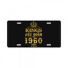 kings are born in 1960 License Plate